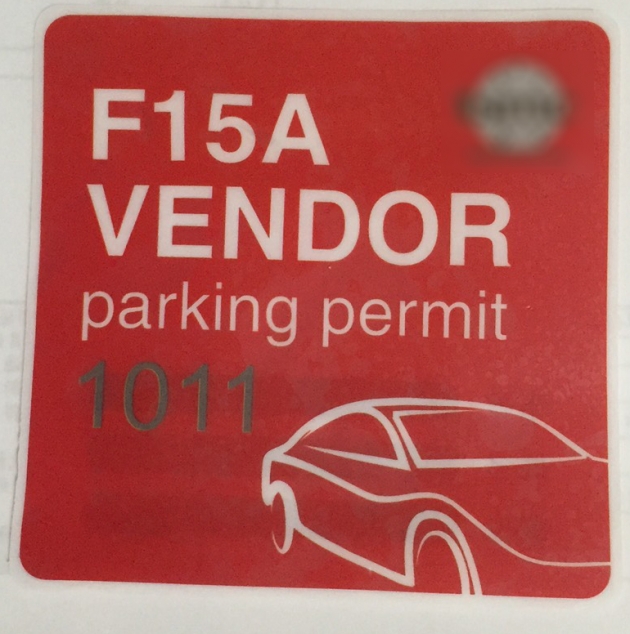 Parking permit Static Stickers 1